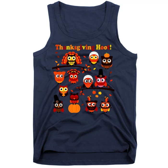 It's a Thanksgiving Hoot Owl Mashup Tank Top