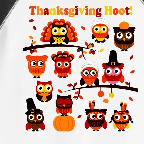 It's a Thanksgiving Hoot Owl Mashup Toddler Fine Jersey T-Shirt