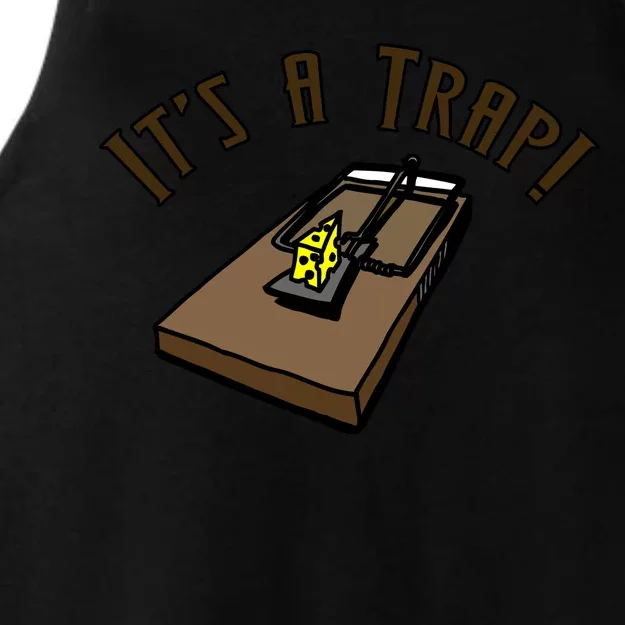 It's A TRAP! Ladies Tri-Blend Wicking Tank