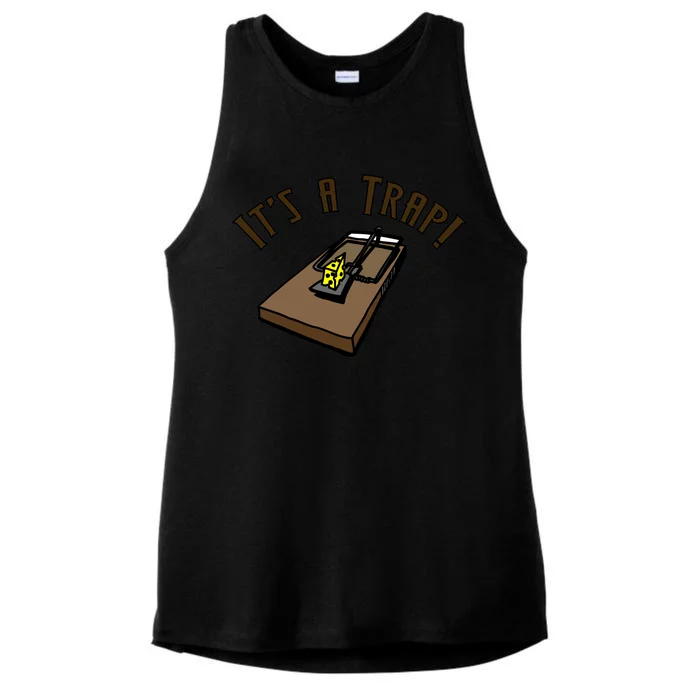 It's A TRAP! Ladies Tri-Blend Wicking Tank