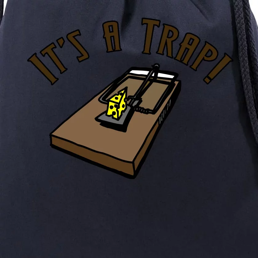 It's A TRAP! Drawstring Bag