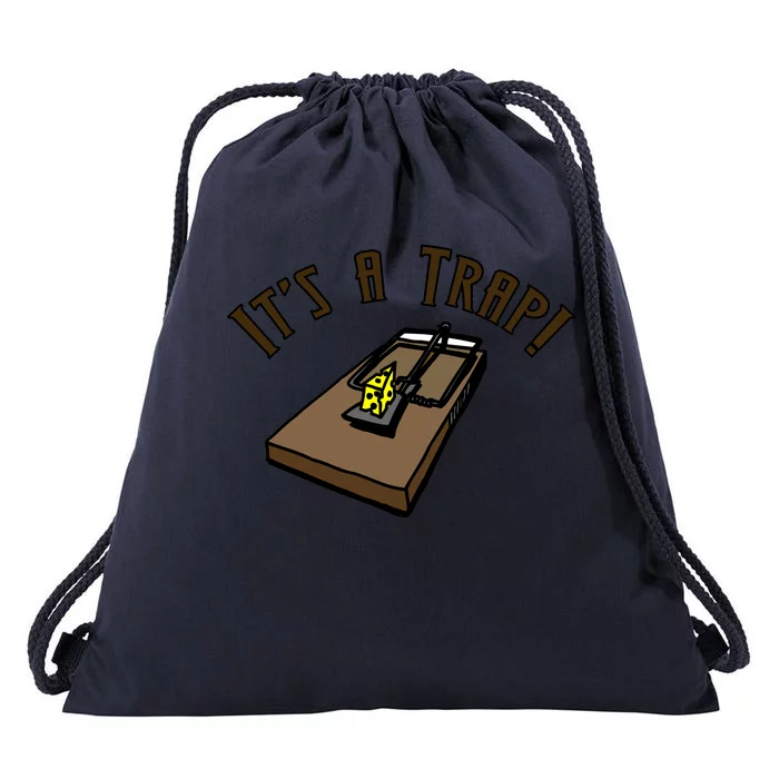 It's A TRAP! Drawstring Bag