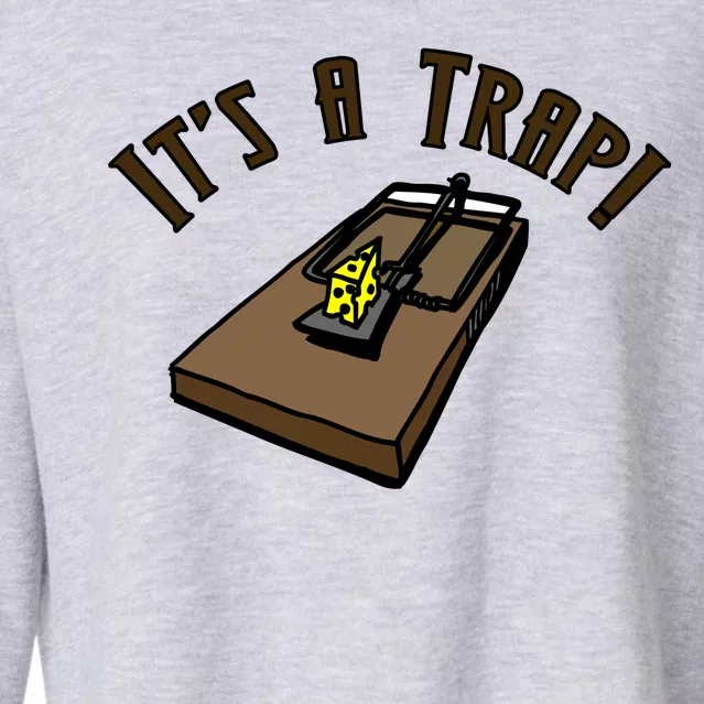 It's A TRAP! Cropped Pullover Crew