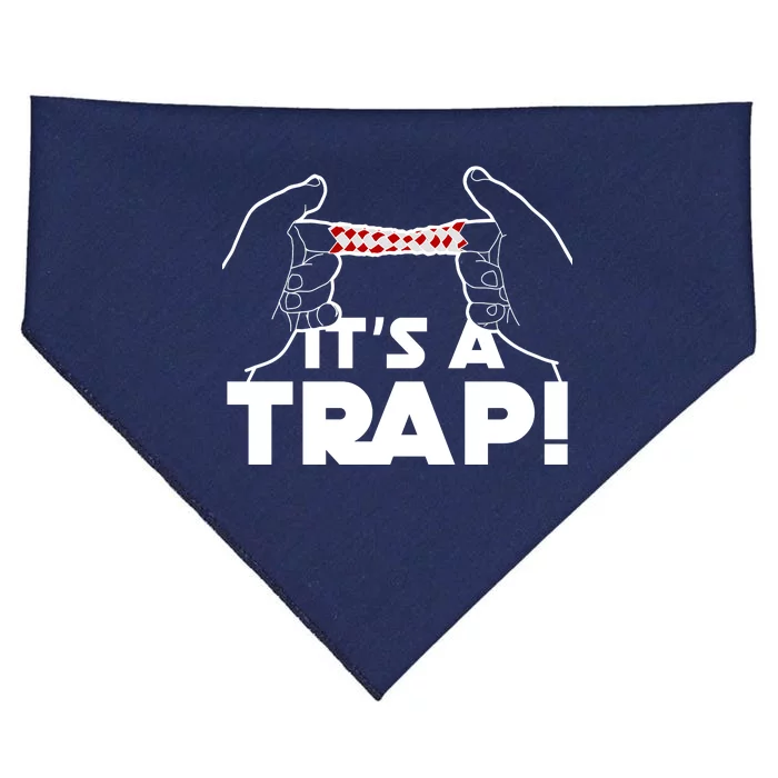 It's A Trap Chinese Finger Trap USA-Made Doggie Bandana