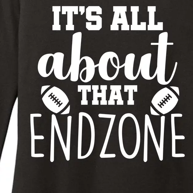 It's All About That End Zone Football Womens CVC Long Sleeve Shirt