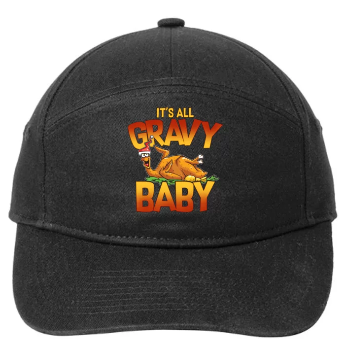 It's All Gravy Baby 7-Panel Snapback Hat