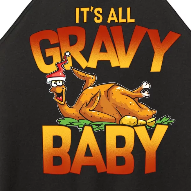 It's All Gravy Baby Women’s Perfect Tri Rocker Tank