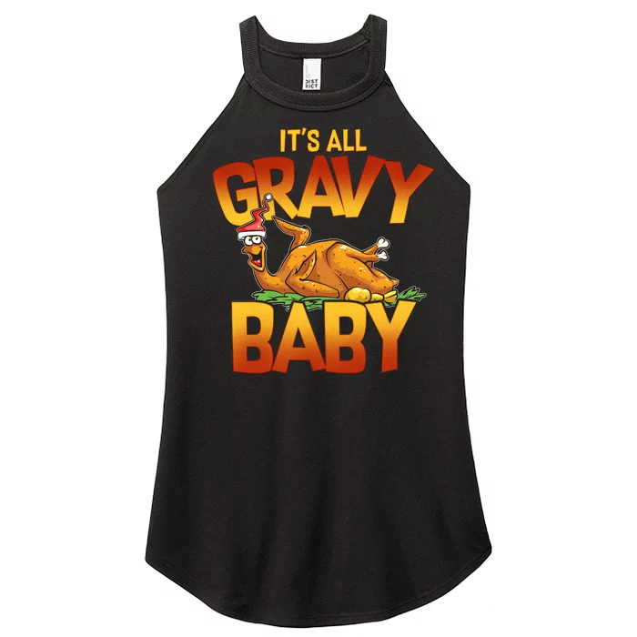 It's All Gravy Baby Women’s Perfect Tri Rocker Tank