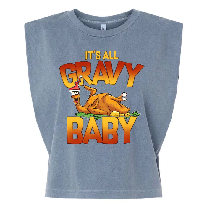 It's All Gravy Baby Garment-Dyed Women's Muscle Tee