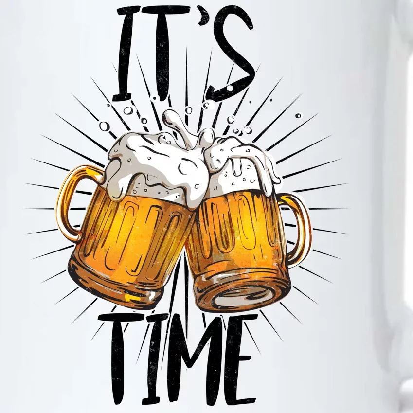 It's Beer Time Black Color Changing Mug