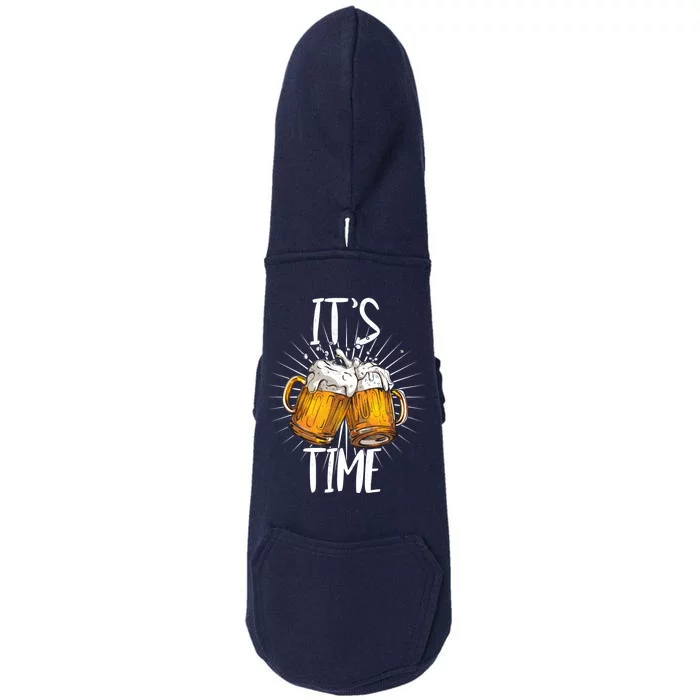 It's Beer Time Doggie 3-End Fleece Hoodie