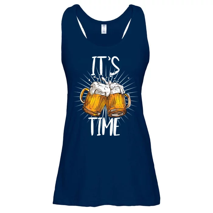 It's Beer Time Ladies Essential Flowy Tank