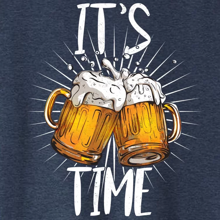 It's Beer Time Women's Crop Top Tee