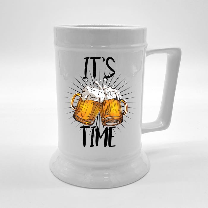 It's Beer Time Front & Back Beer Stein