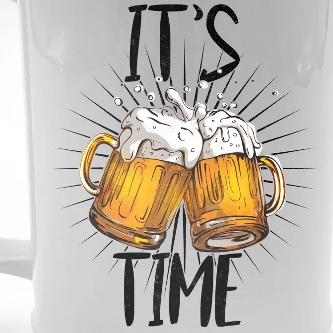 It's Beer Time Front & Back Beer Stein