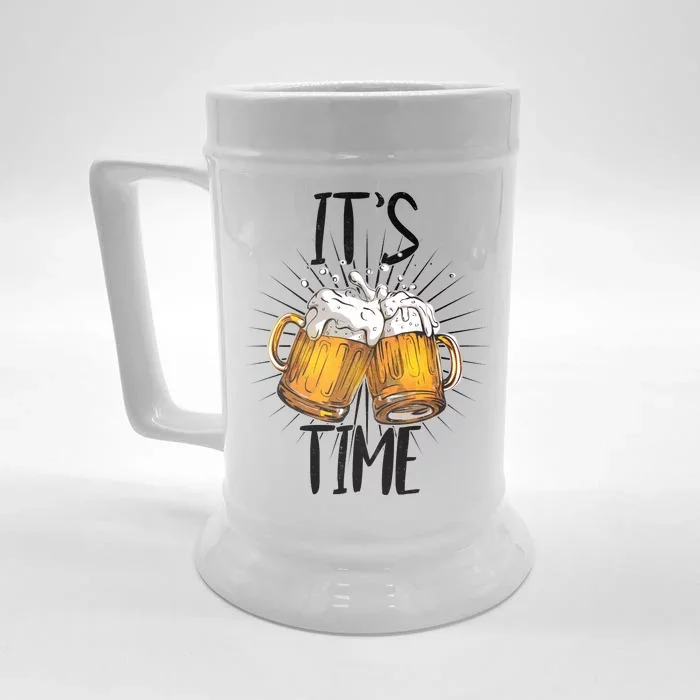 It's Beer Time Front & Back Beer Stein