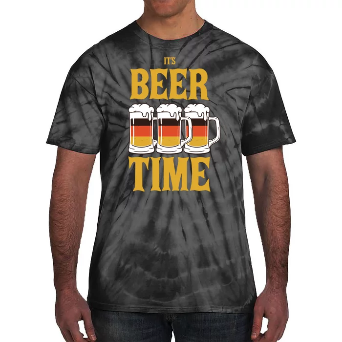 It's Beer Time German Flag Tie-Dye T-Shirt