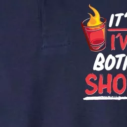 It's Cool I've Had Both My Shots Flaming Drinks Softstyle Adult Sport Polo