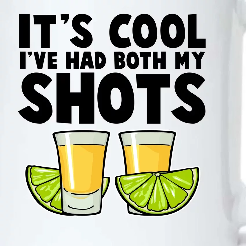 It's Cool I've Had Both My Shots Tequila Shots Black Color Changing Mug