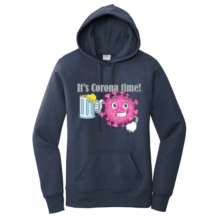 It's Corona Time Virus Women's Pullover Hoodie