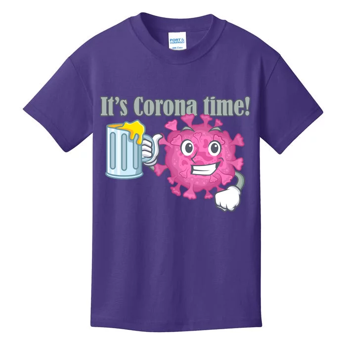 It's Corona Time Virus Kids T-Shirt