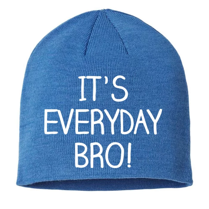 It's Everyday Bro! Funny 8 1/2in Sustainable Knit Beanie