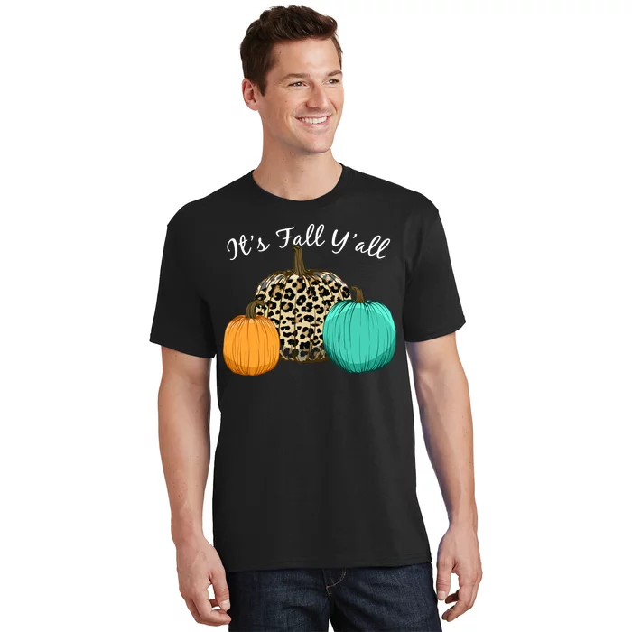 It's Fall Y'all Pumpkins Autumn T-Shirt