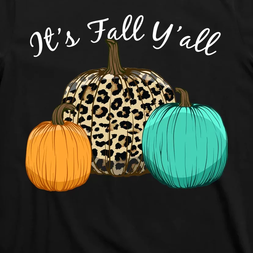 It's Fall Y'all Pumpkins Autumn T-Shirt