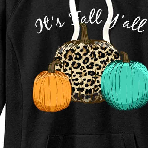 It's Fall Y'all Pumpkins Autumn Women's Fleece Hoodie