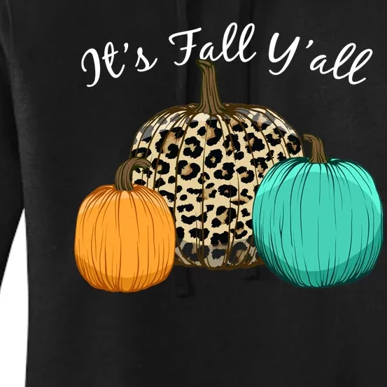 It's Fall Y'all Pumpkins Autumn Women's Pullover Hoodie