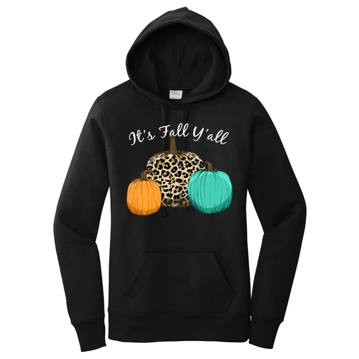 It's Fall Y'all Pumpkins Autumn Women's Pullover Hoodie