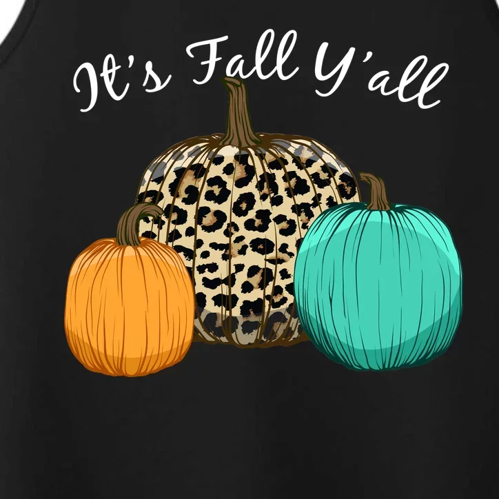 It's Fall Y'all Pumpkins Autumn Performance Tank