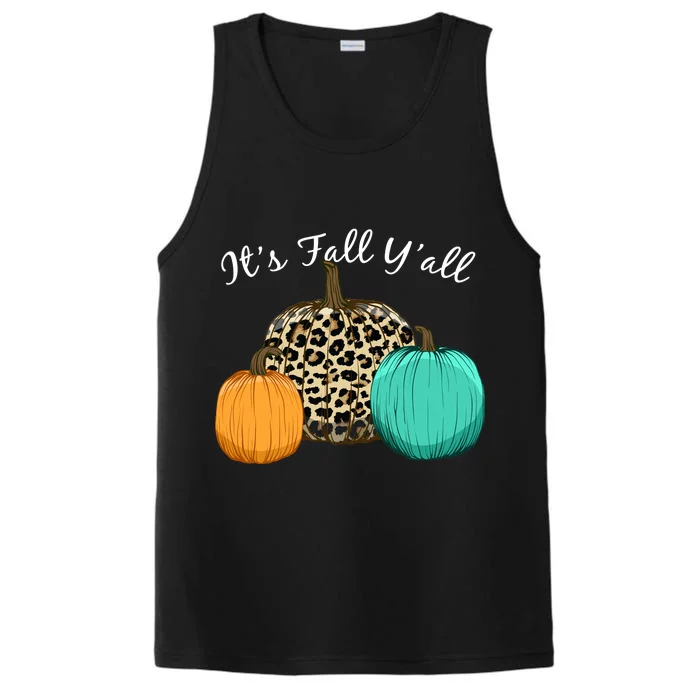 It's Fall Y'all Pumpkins Autumn Performance Tank