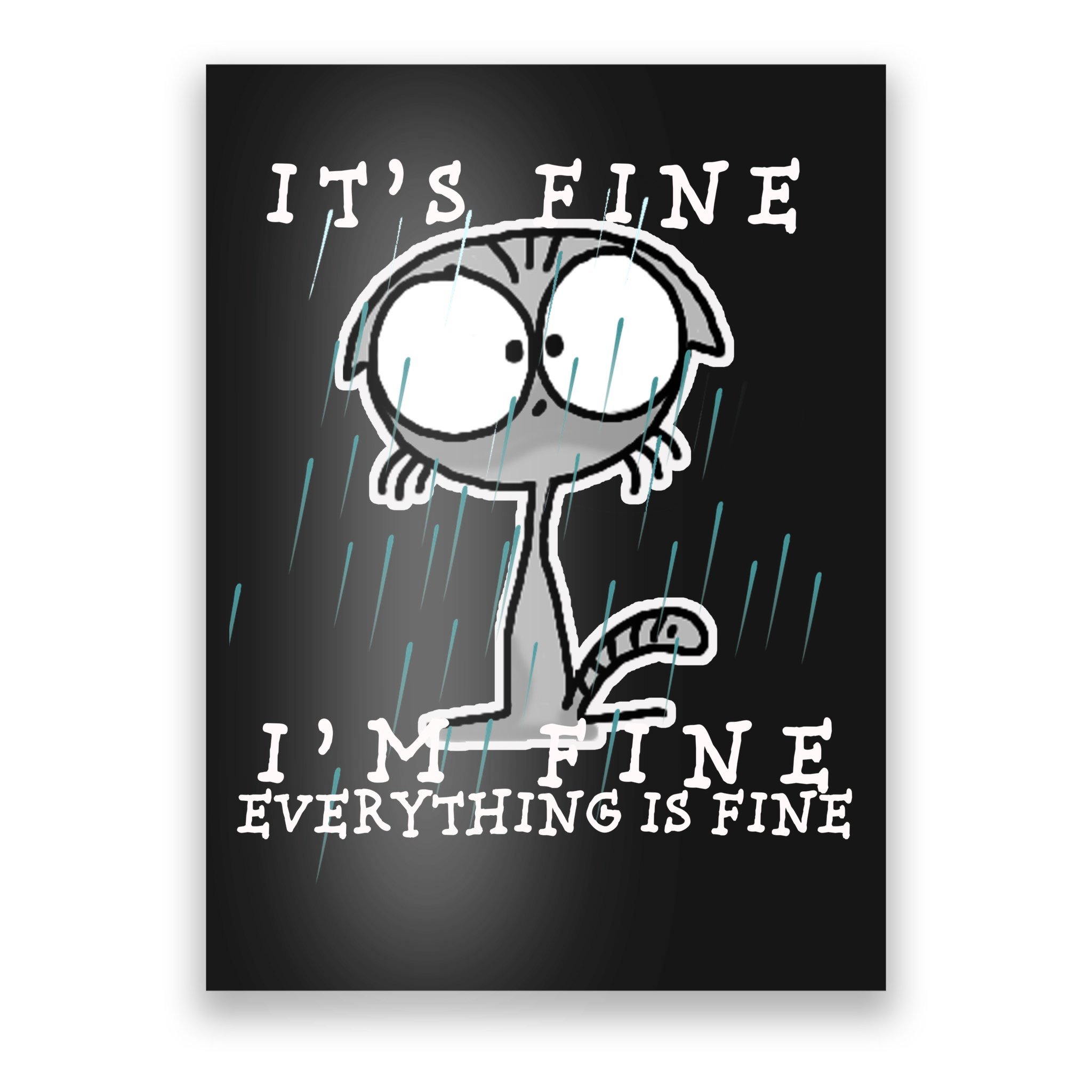 I'm fine | Dictionary Definition | Poster