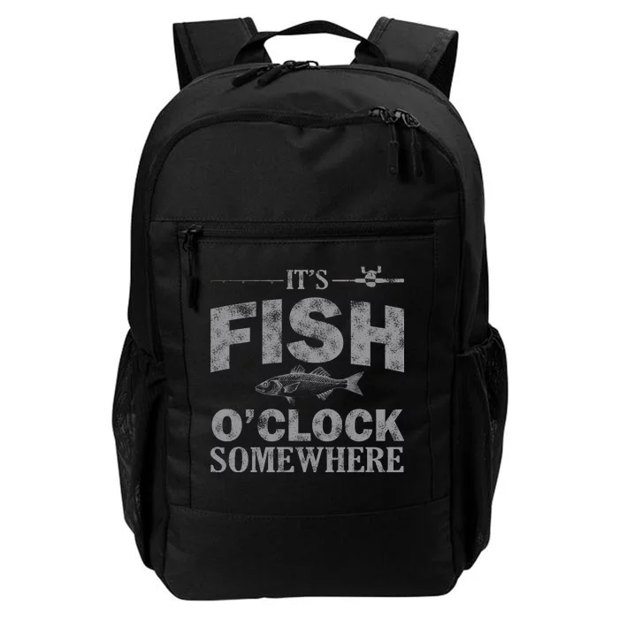 It's Fish O'Clock Somewhere Funny Daily Commute Backpack