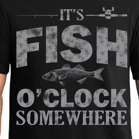 It's Fish O'Clock Somewhere Funny Pajama Set