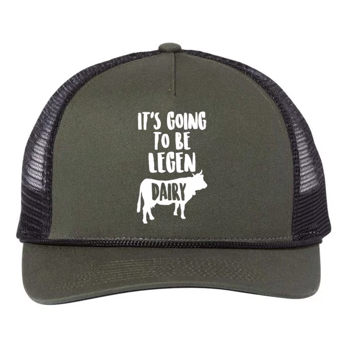 It's Going To Be Legen Dairy Retro Rope Trucker Hat Cap