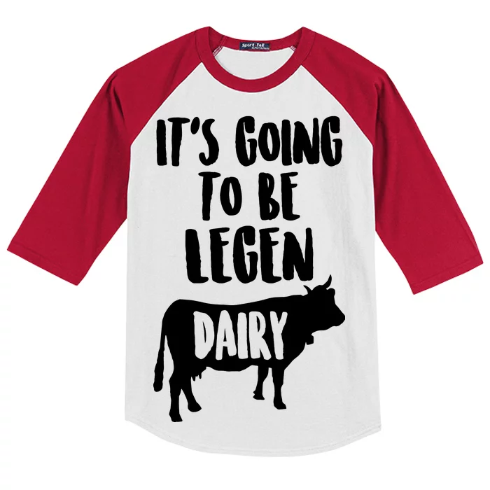 It's Going To Be Legen Dairy Kids Colorblock Raglan Jersey