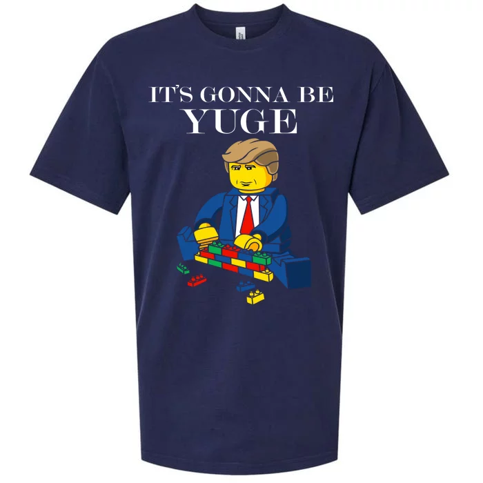 It's Going To Be YUGE - Trump Build a Wall Sueded Cloud Jersey T-Shirt