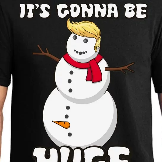 It's Gonna Be Huge Trump Christmas Snowman Pajama Set