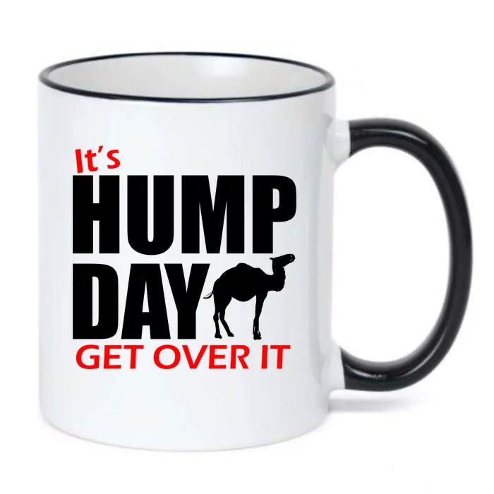 It's Hump Day Get Over It Black Color Changing Mug