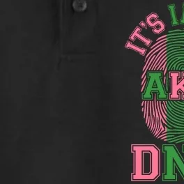 It's In My AKA DNA Fingerprint Dry Zone Grid Performance Polo