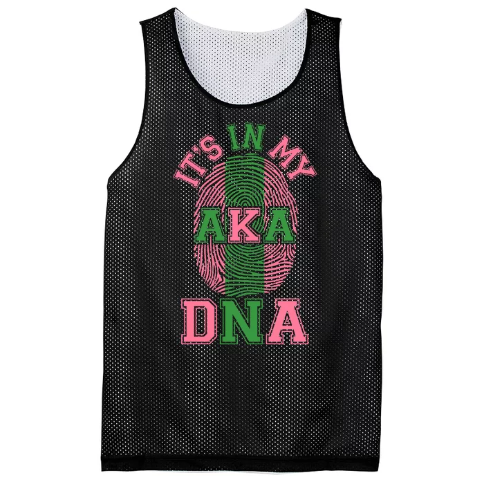 It's In My AKA DNA Fingerprint Mesh Reversible Basketball Jersey Tank