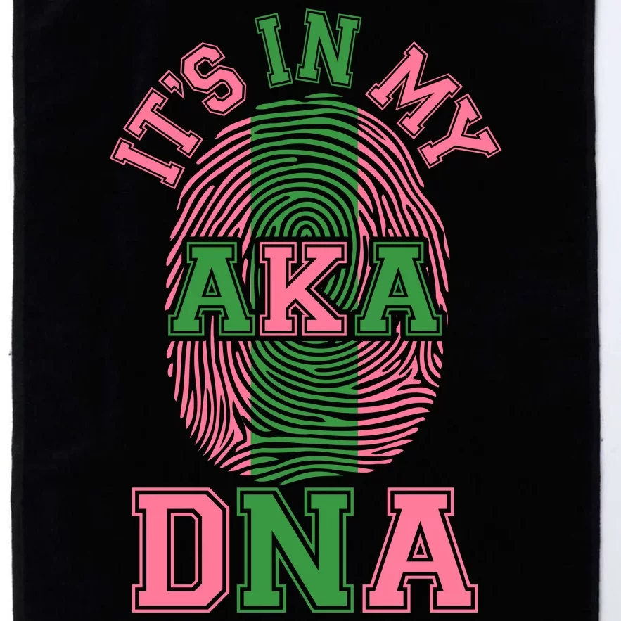 It's In My AKA DNA Fingerprint Platinum Collection Golf Towel