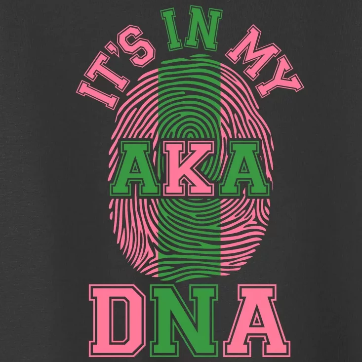 It's In My AKA DNA Fingerprint Toddler T-Shirt