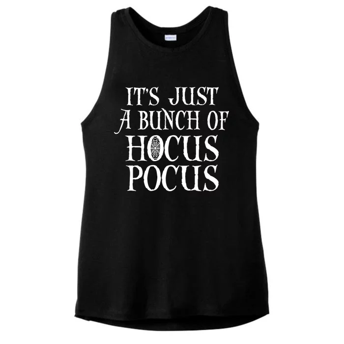 It's Just a Bunch of Hocus Pocus Ladies Tri-Blend Wicking Tank