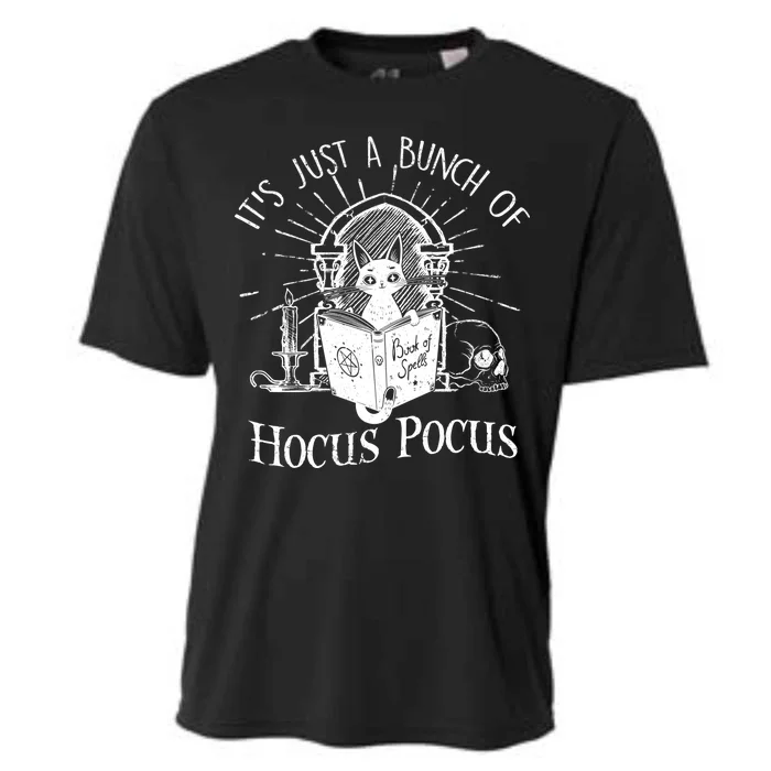 It's Just A Bunch Of Hocus Pocus Cat Halloween Cooling Performance Crew T-Shirt