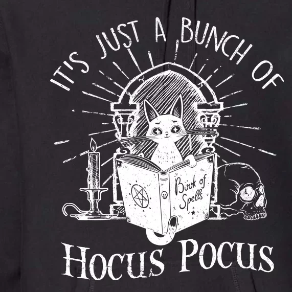 It's Just A Bunch Of Hocus Pocus Cat Halloween Premium Hoodie