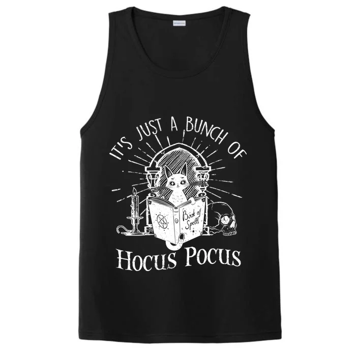 It's Just A Bunch Of Hocus Pocus Cat Halloween Performance Tank