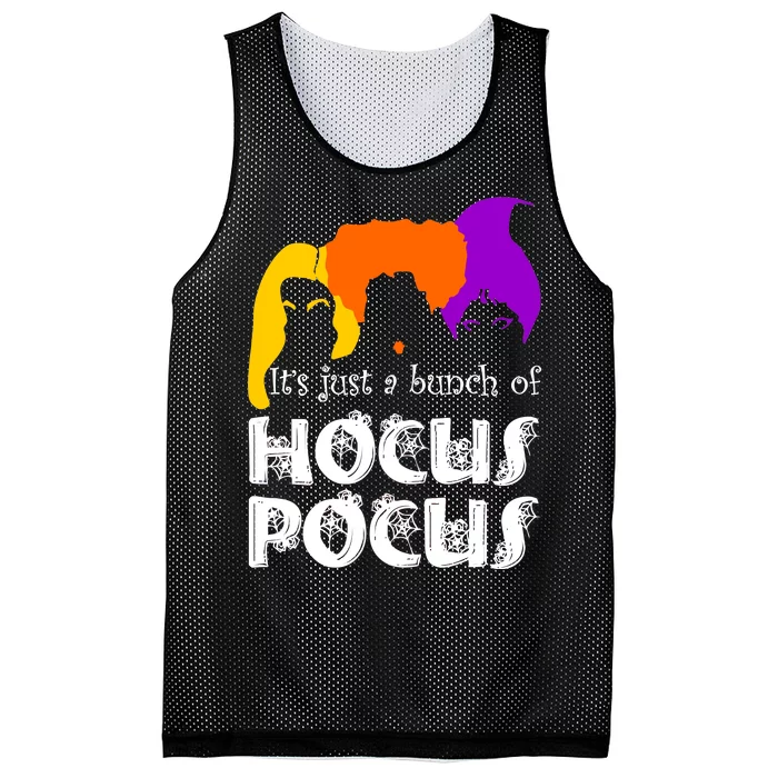 It's Just A Bunch of Hocus Pocus Halloween Mesh Reversible Basketball Jersey Tank